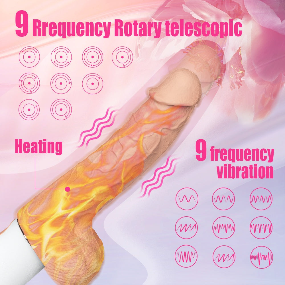 Lifelike Lover Classic realistic dildo vibrator with high-frequency vibrations, skin-like feel, and suction cup.
